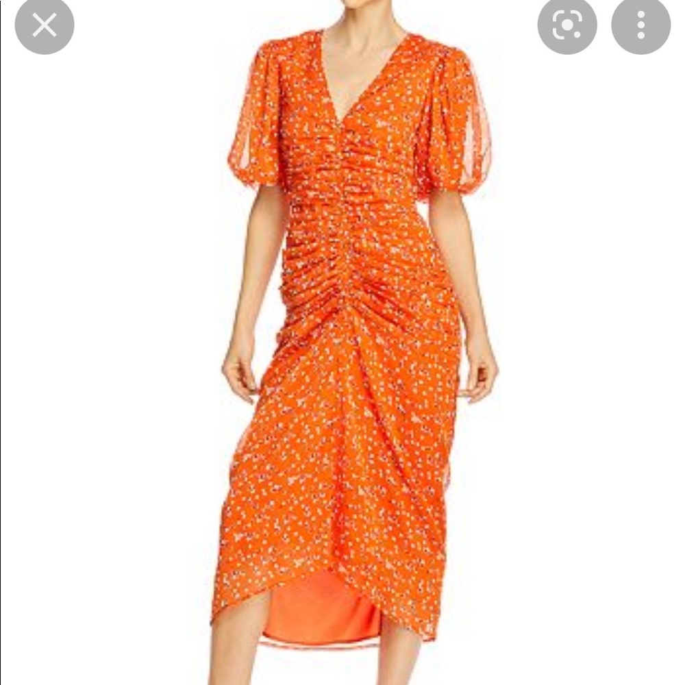 Floral midi dress